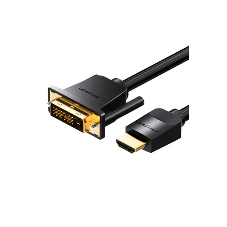 HDMI to DVI (24+1) cable Vention ABFBI 3m, 4K 60Hz/ 1080P 60Hz (black)